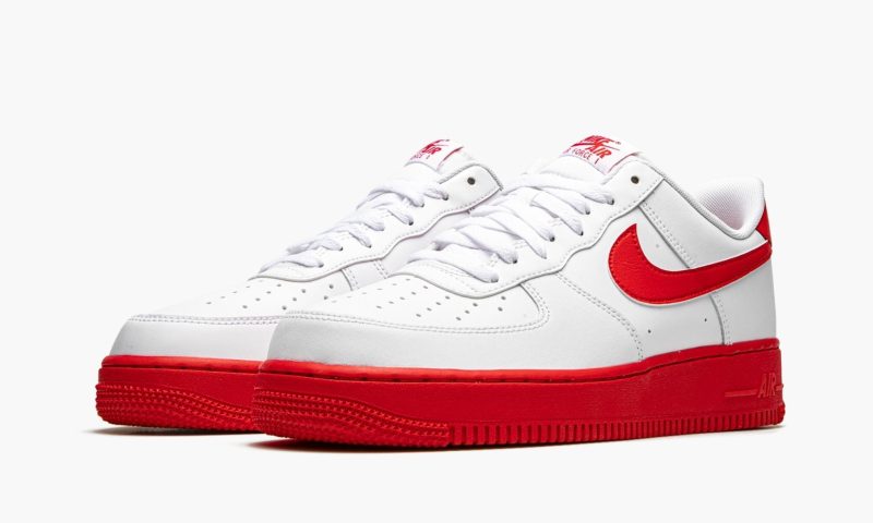Air Force 1 Low '07 "White / University Red" - Image 3