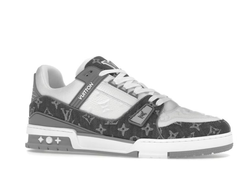 Louis Vuittоп Trainer Monogram Denim Grey White.jpg